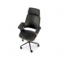 Кресло компьютерное HALMAR WEBER ореховый/черный